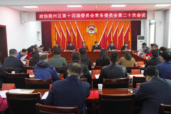 区政协召开第二十次常委会