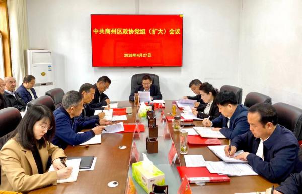 闫争民主持召开区政协党组（扩大）会议